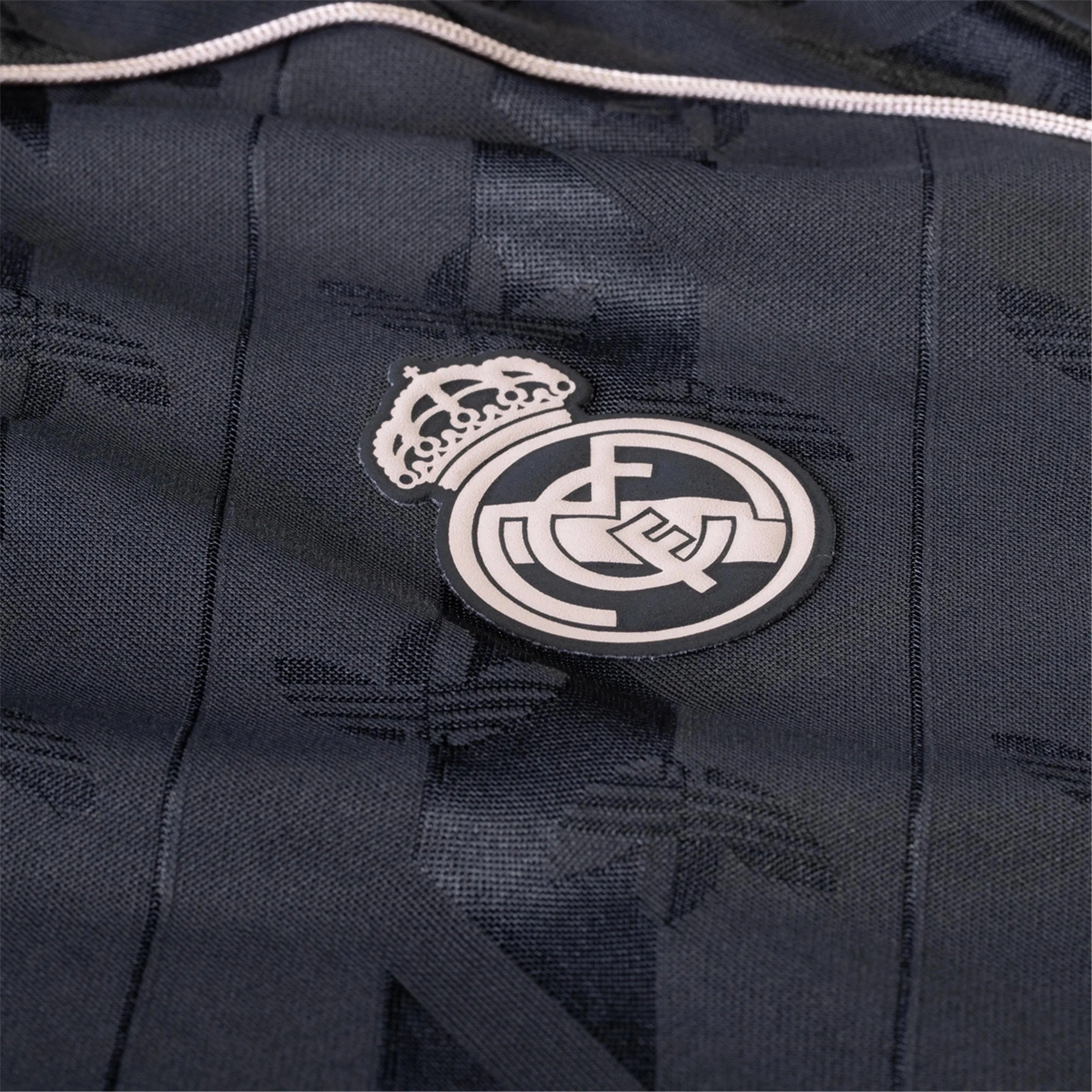 adidas Real Madrid OG Lifestyle Jersey 24/25 (Dark Grey) Lockstitch Detailing
