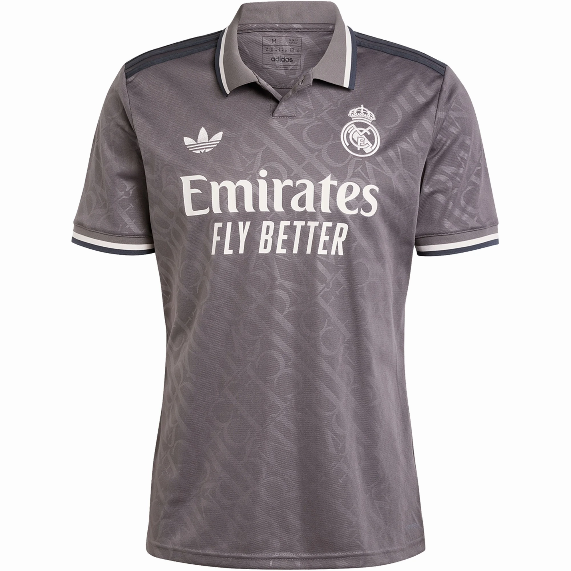 Lightweight Fabric adidas Real Madrid Third Jersey 24/25 (Charcoal)