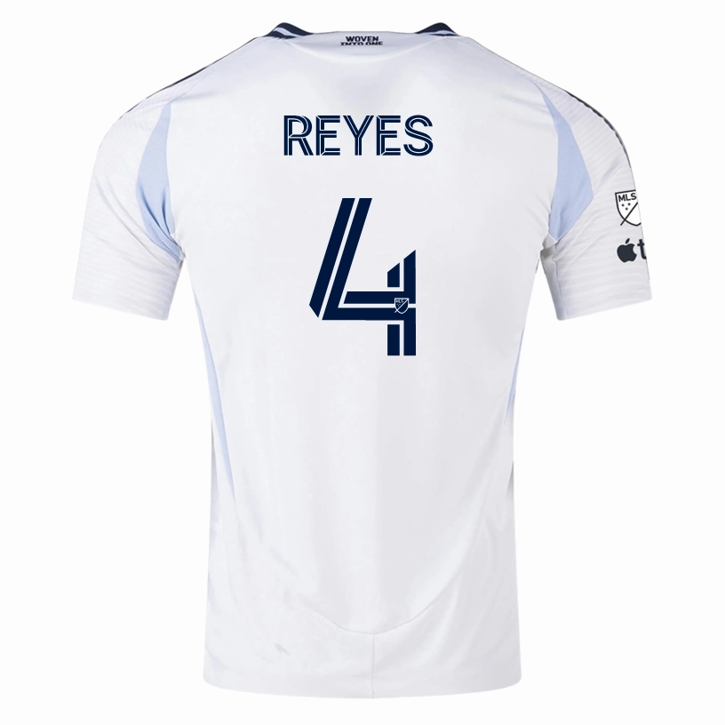 Quick Change Tailored Fit adidas San Diego FC Authentic Andres Reyes Away Jersey 25/26 w/ MLS & Apple Patch (White)