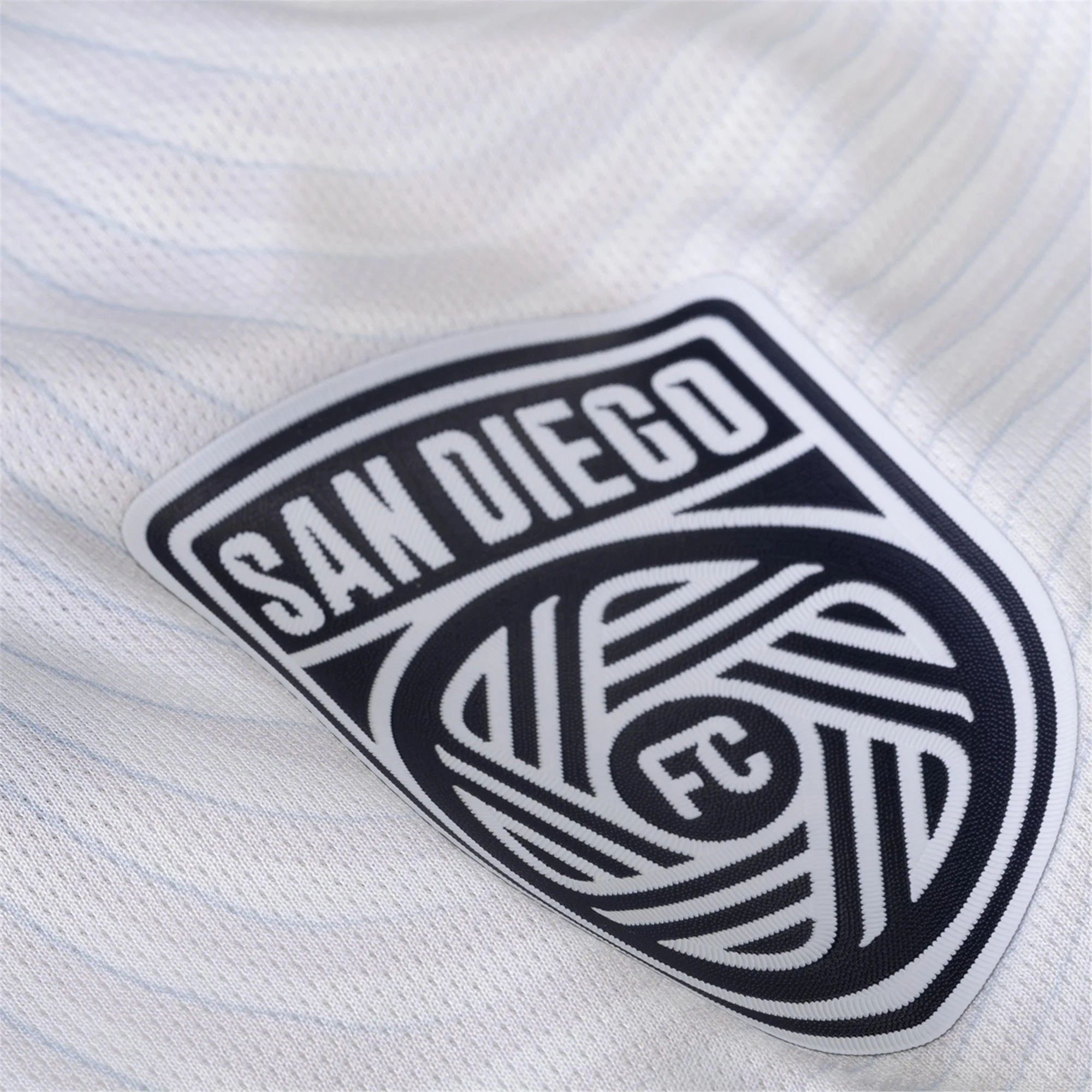adidas San Diego FC Authentic Andres Reyes Away Jersey 25/26 w/ MLS & Apple Patch (White) Advanced Elasticity Fibers Quick Action