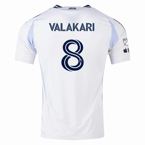 Ventilation Mesh Panel adidas San Diego FC Authentic Onni Valakari Away Jersey 25/26 w/ MLS & Apple Patch (White)