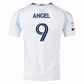 adidas San Diego FC Authentic Tom??s ??ngel Away Jersey 25/26 w/ MLS & Apple Patch (White) High Durability Weave