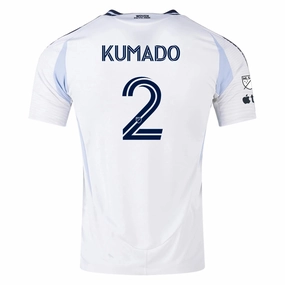 adidas San Diego FC Authentic Willy Kumado Away Jersey 25/26 w/ MLS & Apple Patch (White) Any Move
