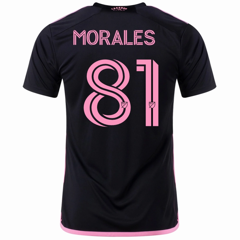 Flexible Apparel adidas Santiago Morales Inter Miami Away Jersey 23/24 (Black/True Pink)