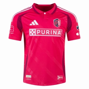 Matte Surface Finish Sport Performance adidas St. Louis FC Authentic Home Jersey 25/26 (Power Pink)