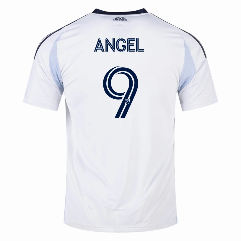 adidas Tom??s ??ngel San Diego FC Away Jersey 25/26 (White) Breathable knit Compression Support Panels