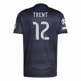 adidas Trent Real Madrid 25/26 Away Jersey w/ Champions League Patches (Legend Ink) Non Chafe Seams