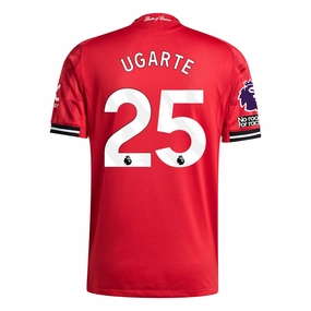 Zero Chafe Technology adidas Ugarte Men's Manchester United Authentic Home Jersey 25/26 w/ NRFR   EPL Patch (Red)