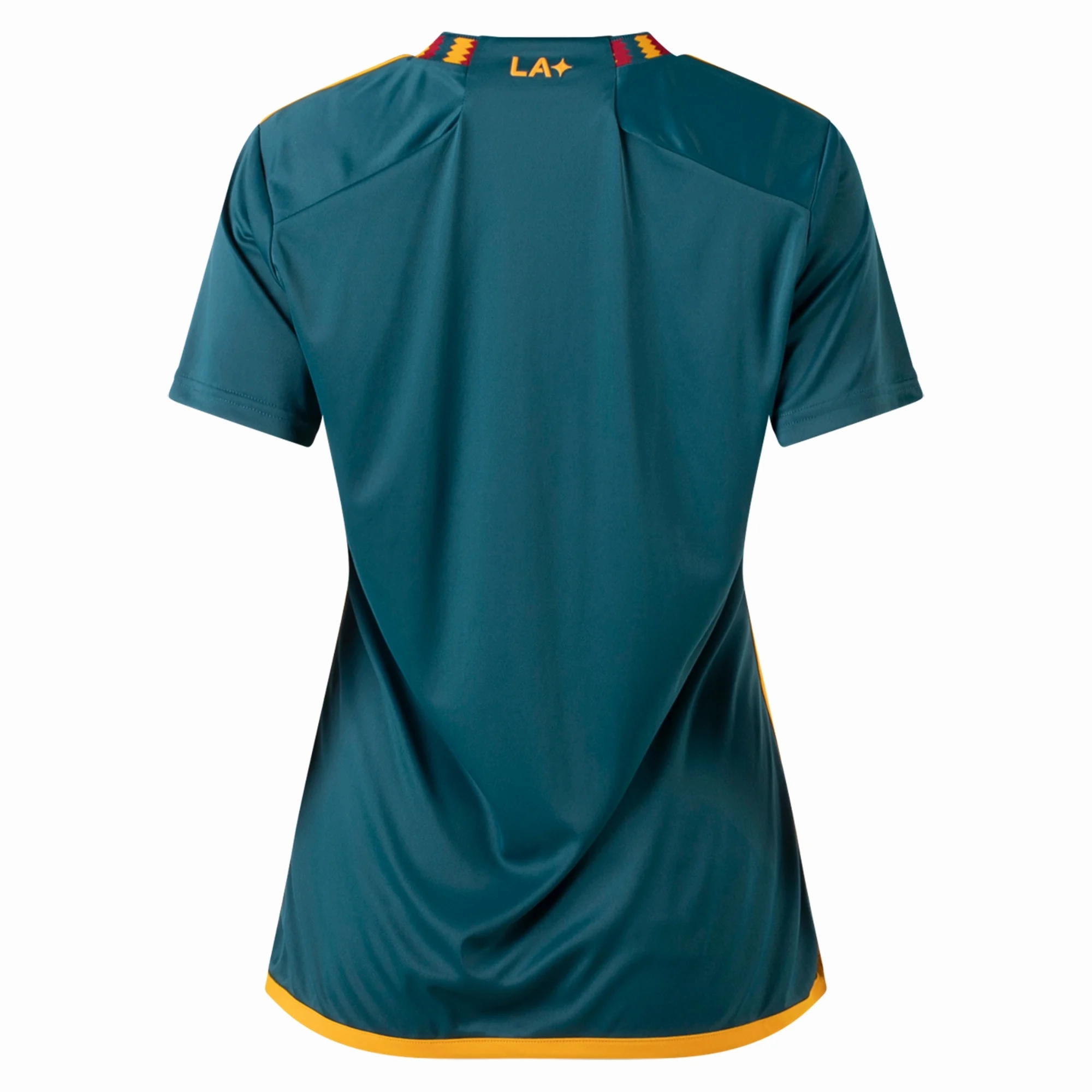 Fresh Comfort adidas Womens LA Galaxy Away Jersey 23/24 w/ MLS   Apple   Childhood Awareness Patch (Mystery Green)