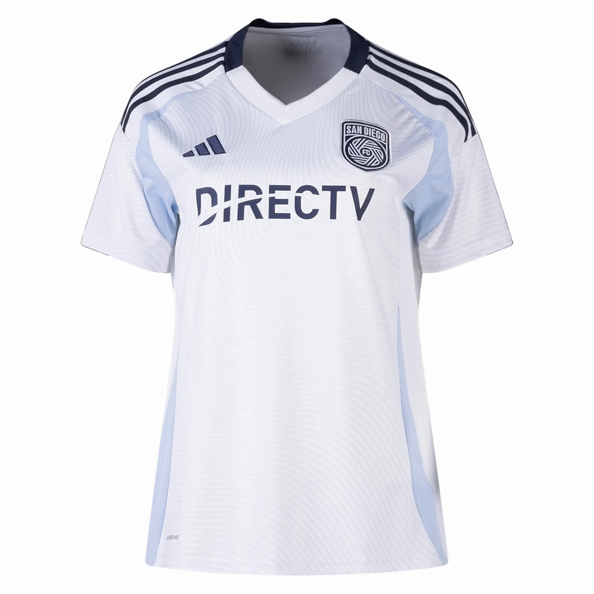 Heat Balance Stretchable Side Inserts Adidas Womens San Diego FC Away Jersey 25/26 (White)