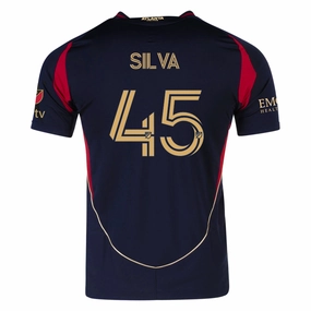 adidas Xande Silva Atlanta United Authentic Home Jersey w/ MLS Patches 25/26 (Red/Black) Modern Look Move Easy