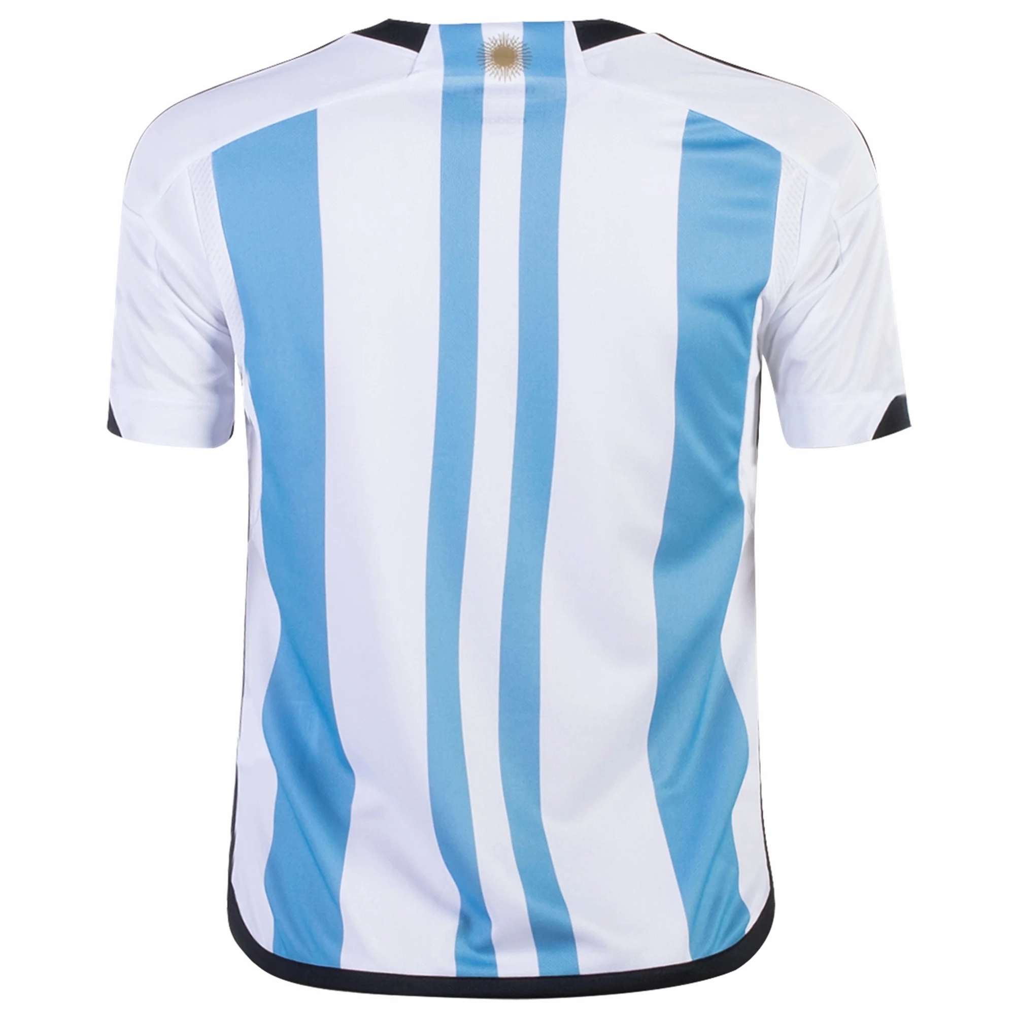 adidas Youth Argentina Home 3 Star Jersey 22/23 (Light Blue/White) Dry Support UV protection coating