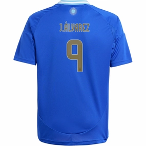 Temperature Regulating Fabric Thermal Conductive Yarn adidas Youth Argentina Julian Alvarez Away Jersey 24/25 (Lucid Blue/Blue Burst)