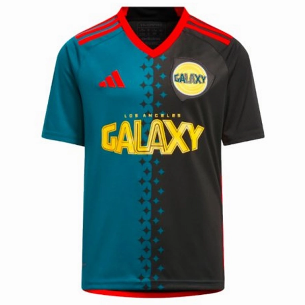 Breathable Mesh Panels Versatile Gear adidas Youth LA Galaxy Marco Reus Third Jersey 24/25 (Black/Virdia)