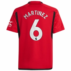 Seam Free Engineering adidas Youth Manchester United Lisandro Martinez Home Jersey 23/24 (Team College Red)