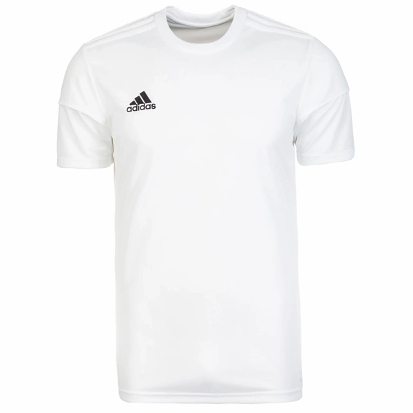 Moisture Wicking Fabric Reinforced Armholes adidas Youth MI Squadra 17 Jersey (White)