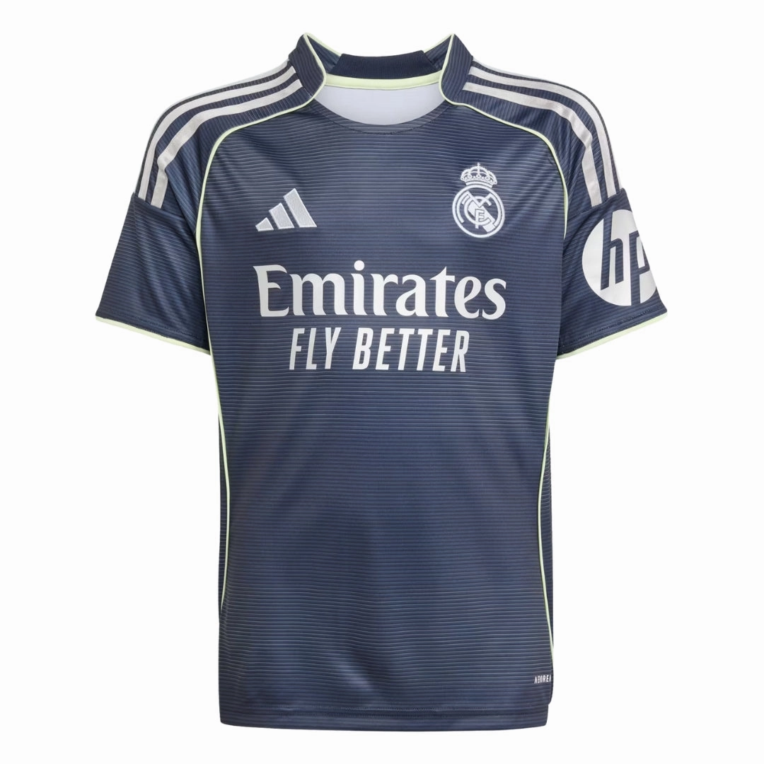 Sublimation Print Ready adidas Youth Real Madrid Away Jersey 25/26 (Legend Ink)