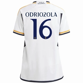 Lean Motion Dry Layer adidas Youth Real Madrid Ordiozola Home Jersey 23/24 (White)