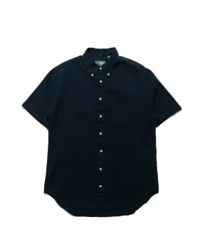 Gitman Vintage Bros. Navy Overdye Seersucker Short Sleeve Shirt Compact Packing