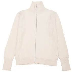 Office Casual Andersen-Andersen Navy Full-Zip with Pockets Off-White