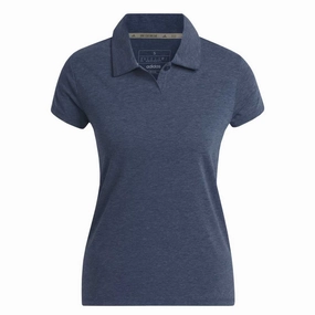 adidas - Women's Go-To Heathered Polo (IA7823) Temperature Regulating Fabric
