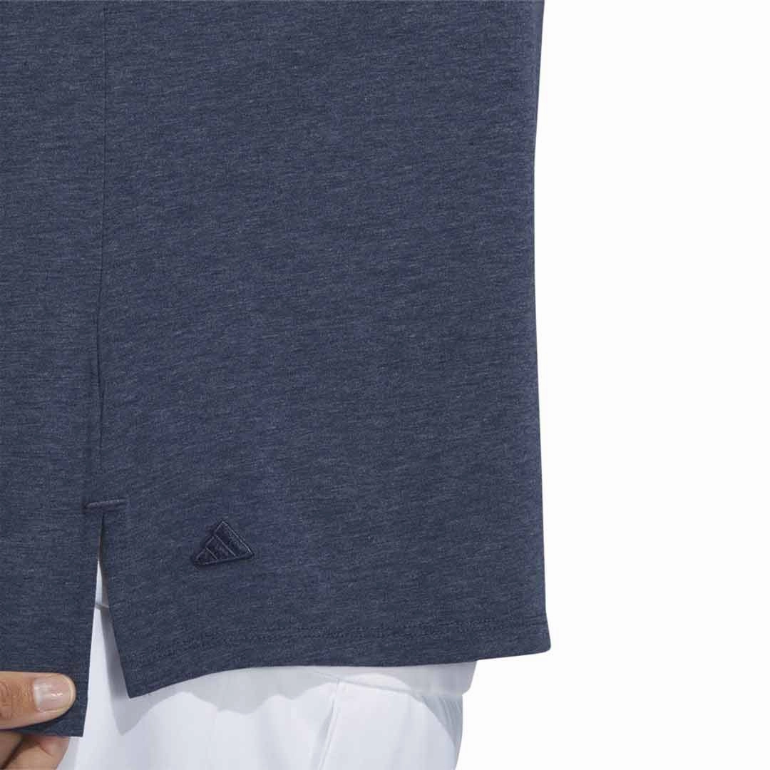 adidas - Women's Go-To Heathered Polo (IA7823) Color Blocked Active Performance