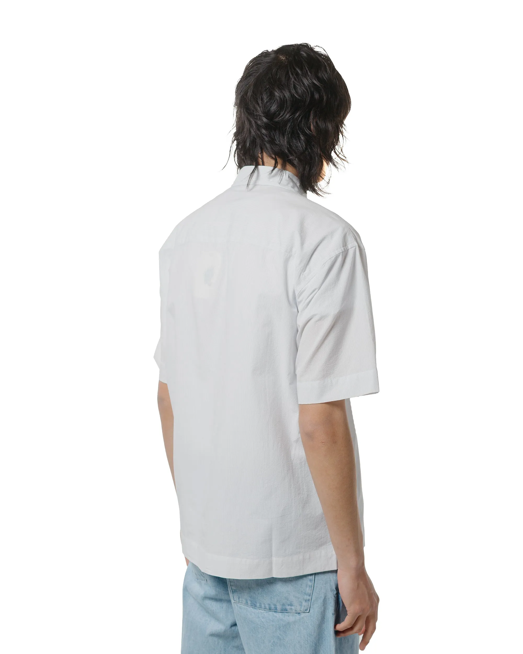 Arpenteur Square Micro Seersucker Light Grey Ventilated Back Backpacking Trip