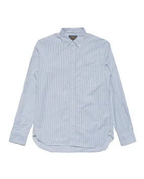 Holiday Special Eco friendly materials Beams Plus B.D. Oxford Candy Stripe Blue