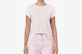 Winter Style AGOLDE "Adine Shrunken Tee" W - Cosmos
