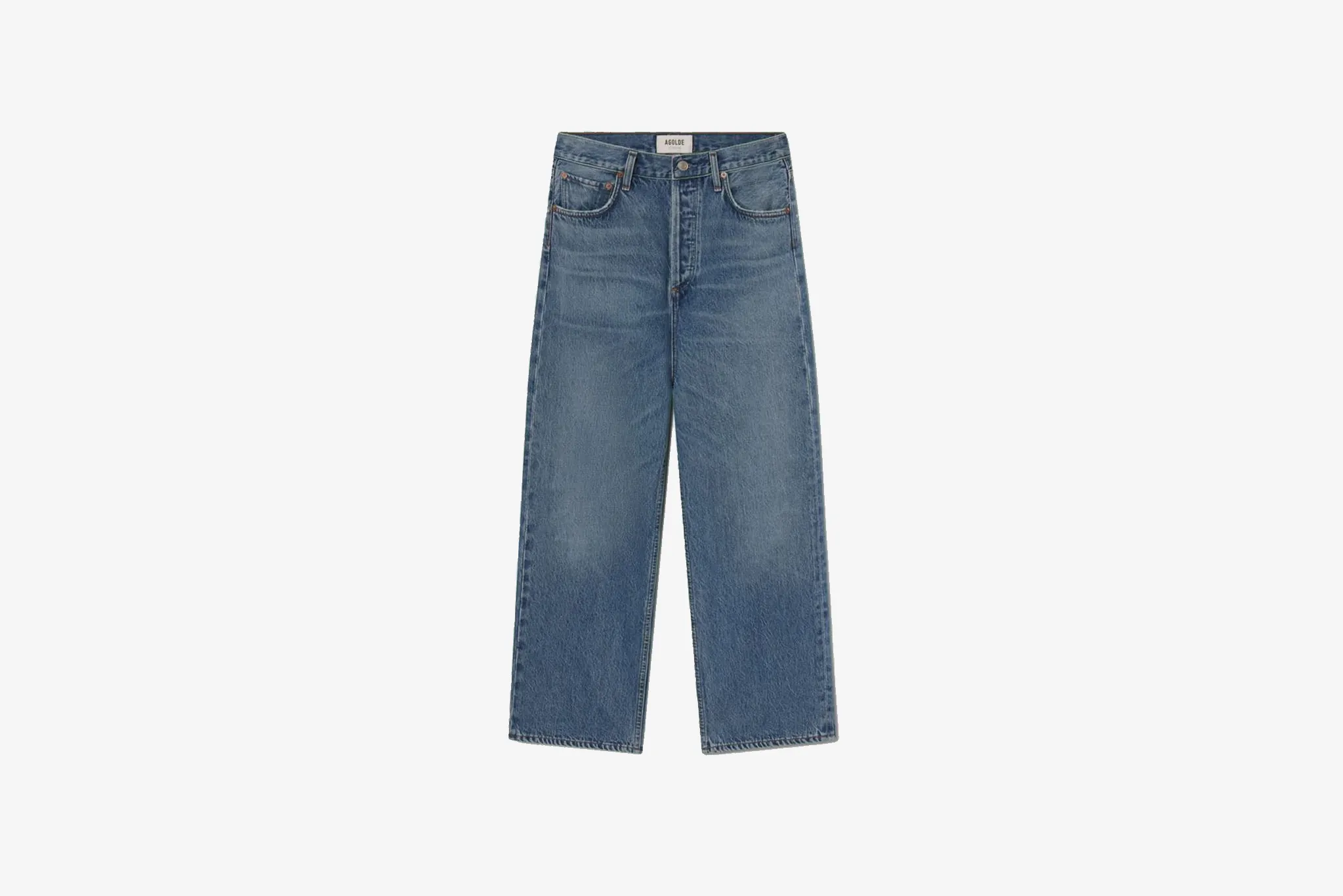 AGOLDE "Ren High Rise Wide Leg" W - Shrine LightweightTextile SmoothGripFastenings