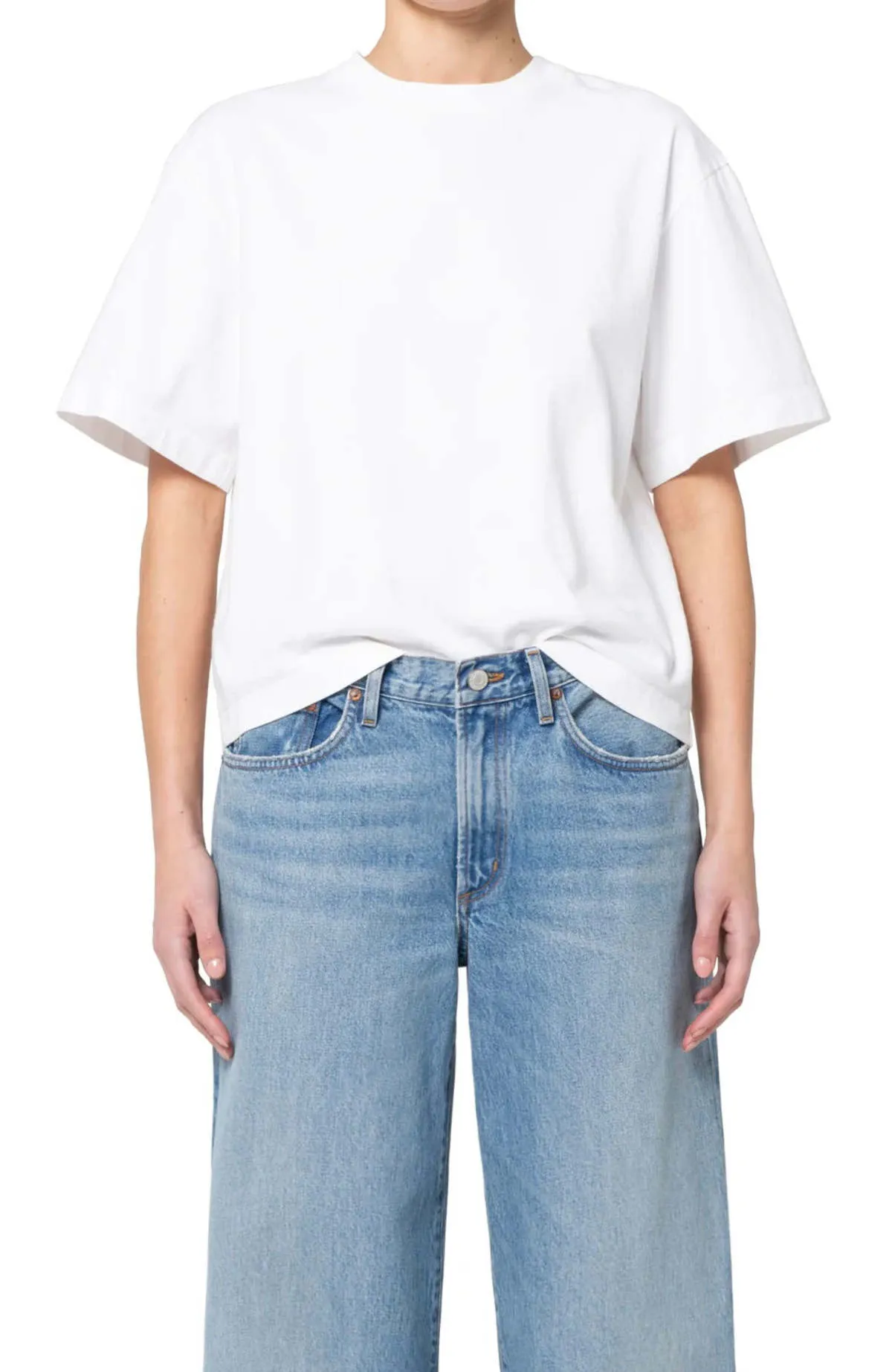 Translucent Soul AGOLDE "Sulma Tee" W - White