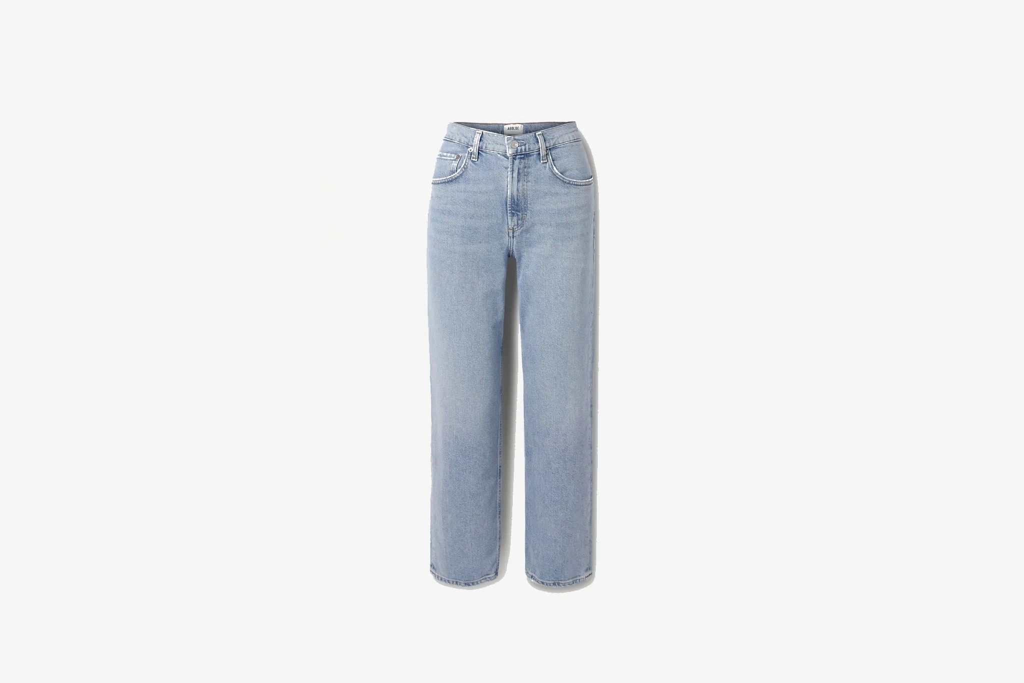 Evening Chic SustainableCertified AGOLDE "Valen Mid Rise Straight Fit Jean" W - Harmonic