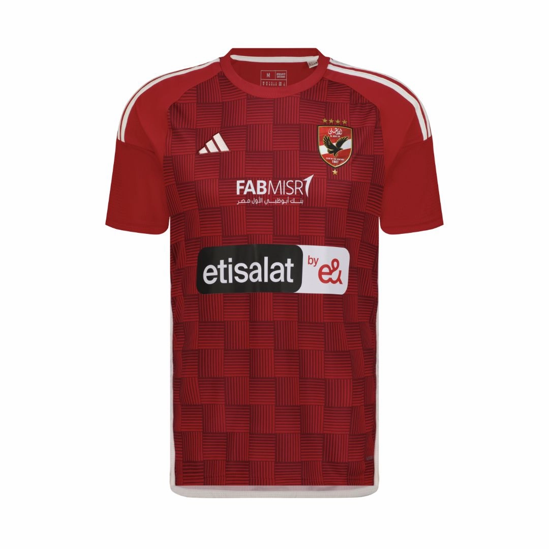 No Slip Shoulder Design Ahly Home Jersey T-Shirt 2023
