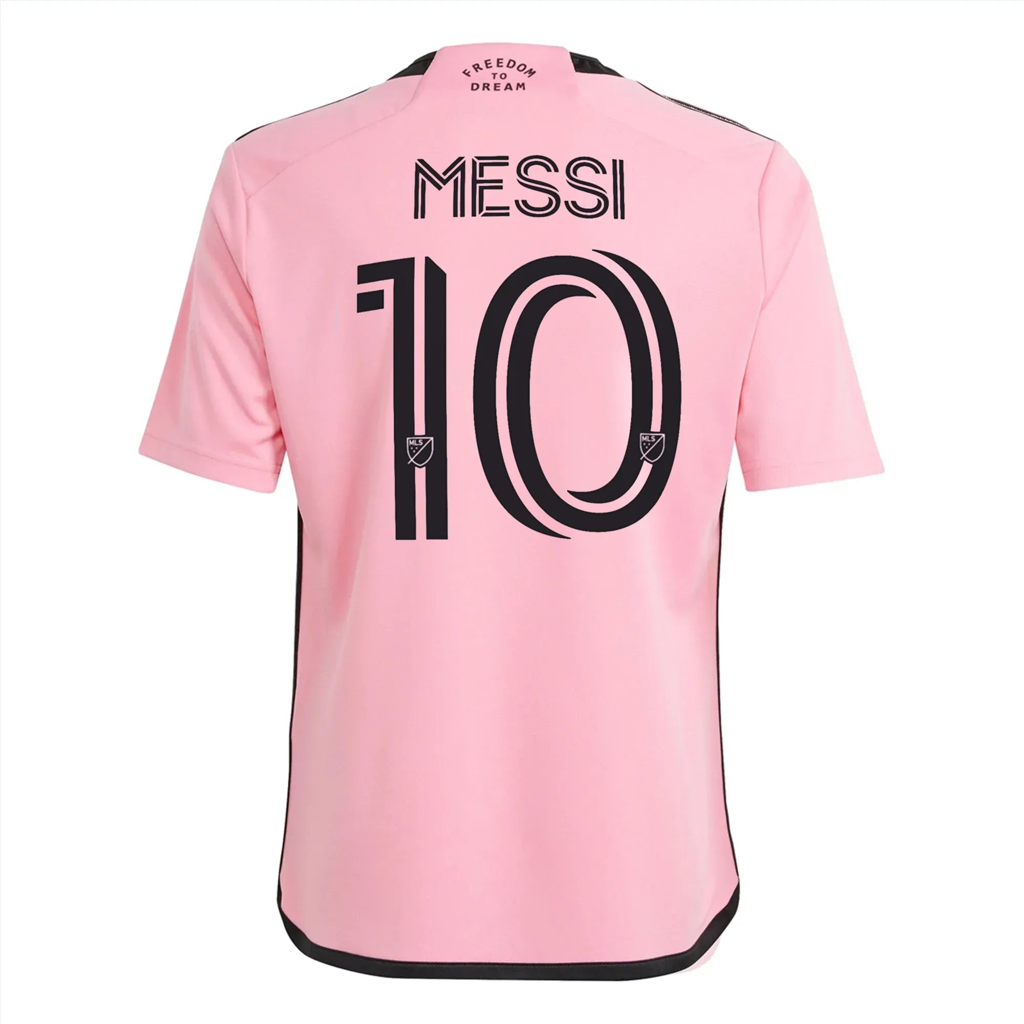 adidas Youth Inter Miami Lionel Messi Home Jersey 24/25 (Easy Pink) Hypoallergenic Processing