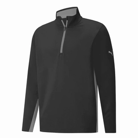 Anti Snag Fabric Puma - Men's Gamer Golf 1/4 Zip Pull Over Sweater (599127 01)