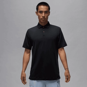 Jordan "Men's Golf Polo" M - Black Multipanel Construction