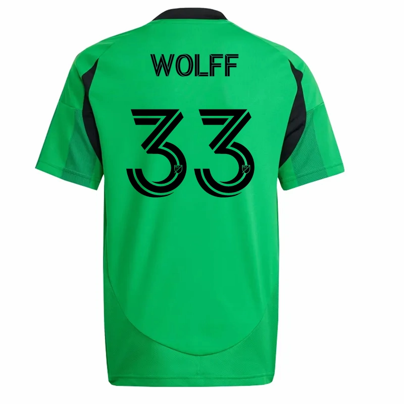 adidas Austin FC Owen Wolff Home Jersey 25/26 (Real Green) Adjustable Hem Drawstring