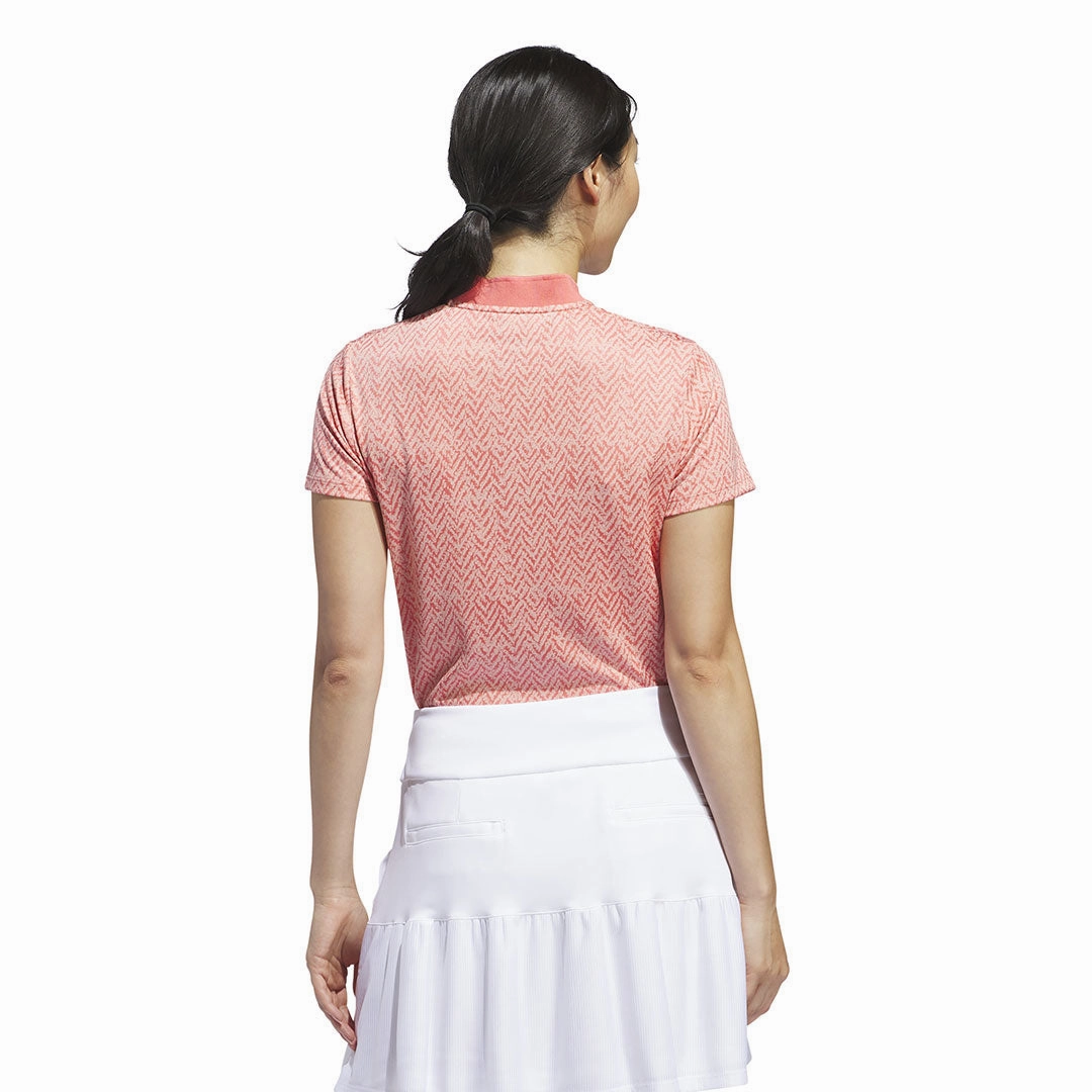 adidas - Women's Ultimate365 Jacquard Polo (IP4241) Boost Fit Total Ease