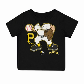 MLB - Kids' (Infant) Pittsburgh Pirates Pitcher T-Shirt (M2SAOBF 11) Anti Pilling Construction