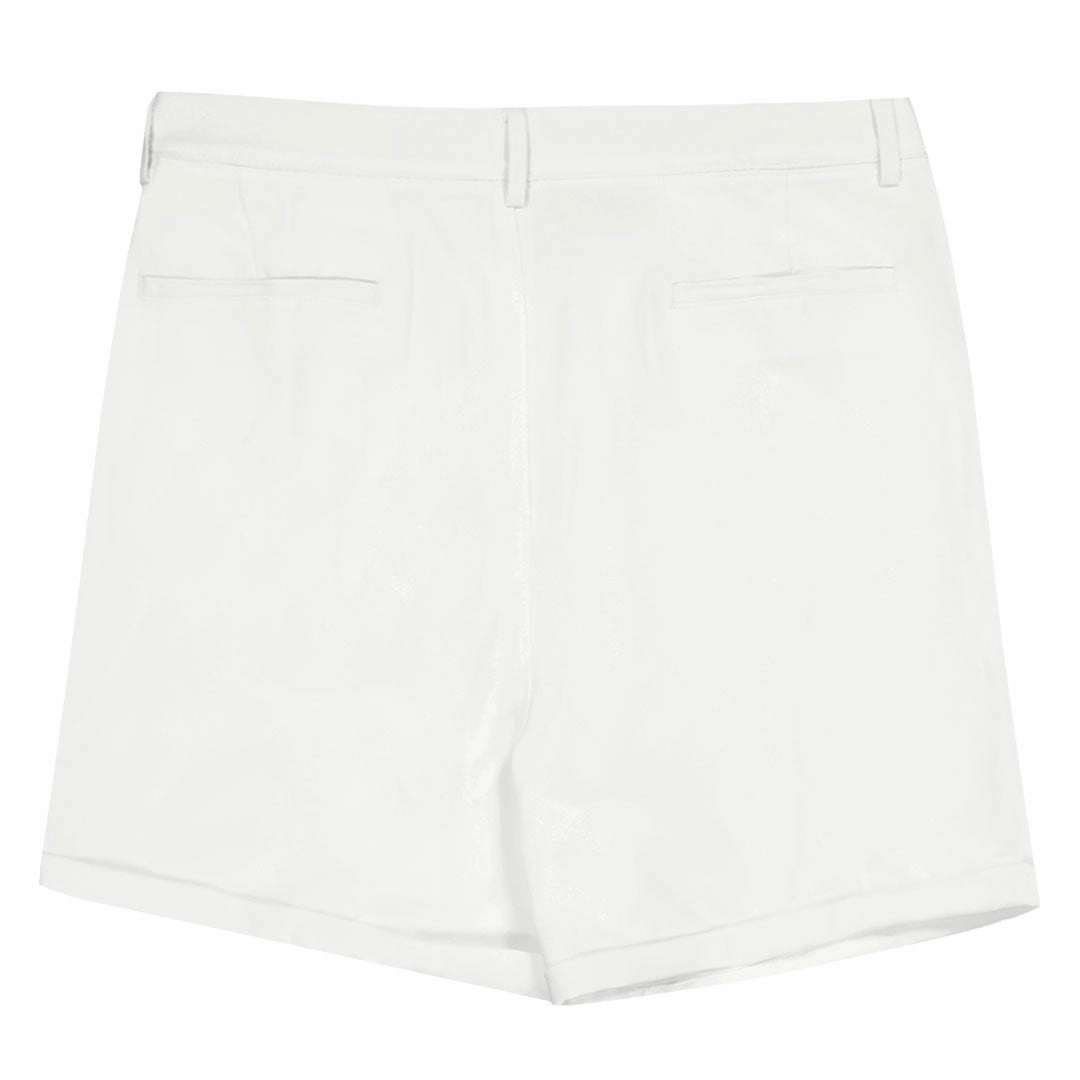 Training Apparel Adjustable Hem Lady Hagen - Women's Plain Solid Shorts (WGH14403 100)