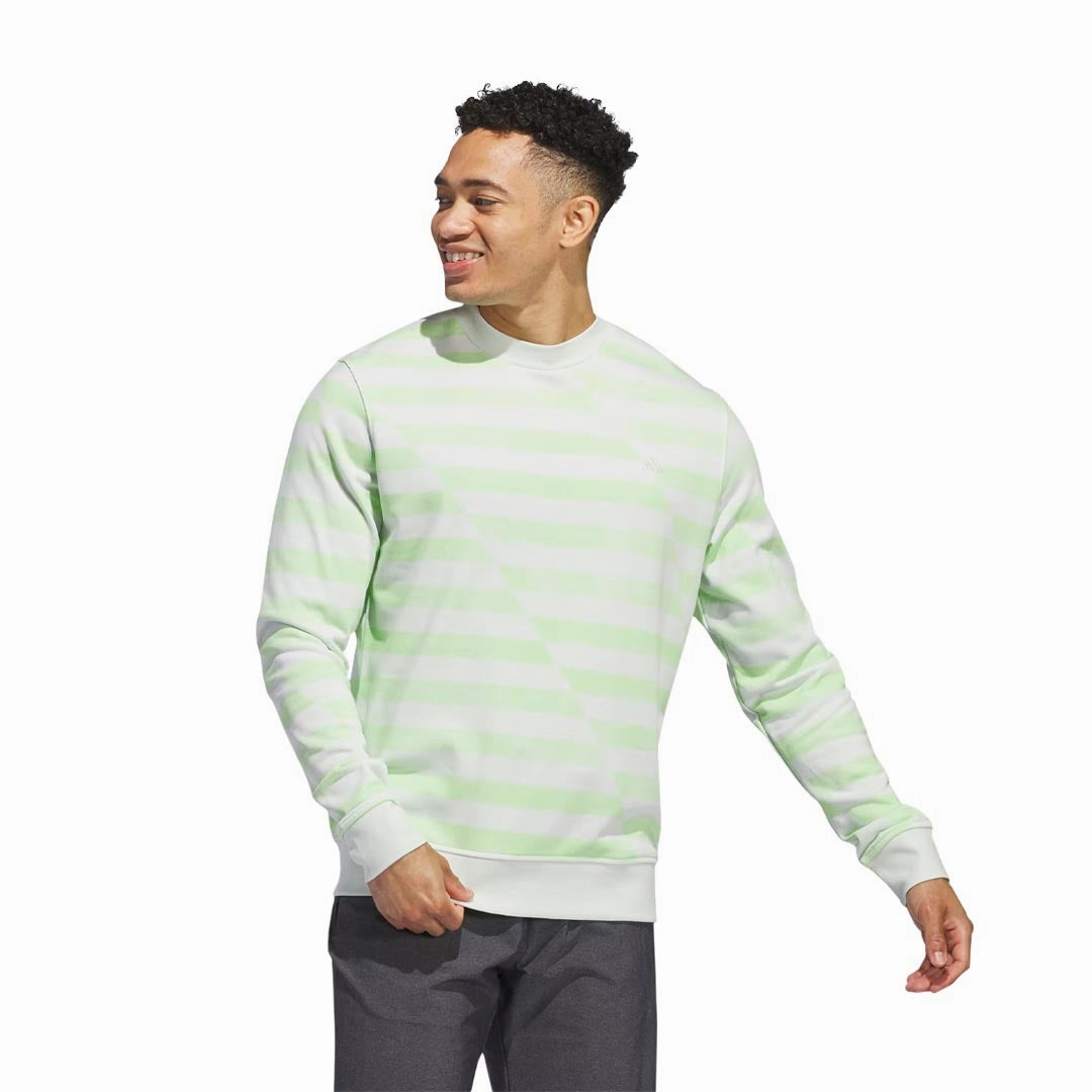 adidas - Men's Ultimate365 Printed Crewneck Sweatshirt (IQ2916) Durable Wicking Channels