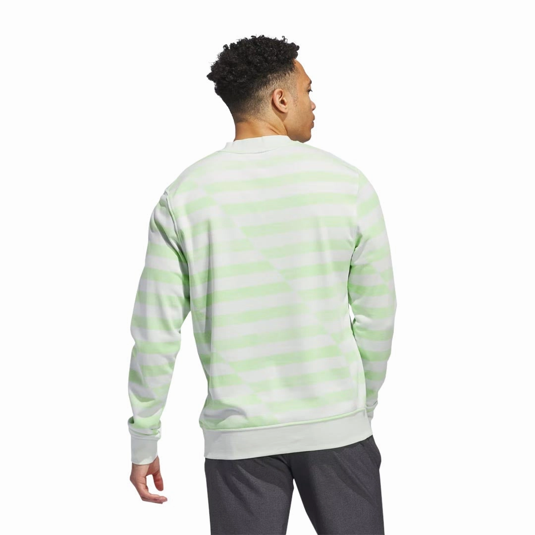 Dry Performance Ultra Soft Lining adidas - Men's Ultimate365 Printed Crewneck Sweatshirt (IQ2916)