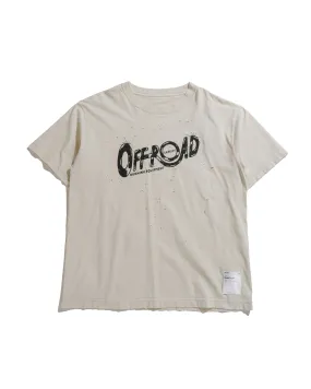 SATISFY MothTech T-Shirt Aged Ecru Offroad Perfect for Travel Soft touch finish