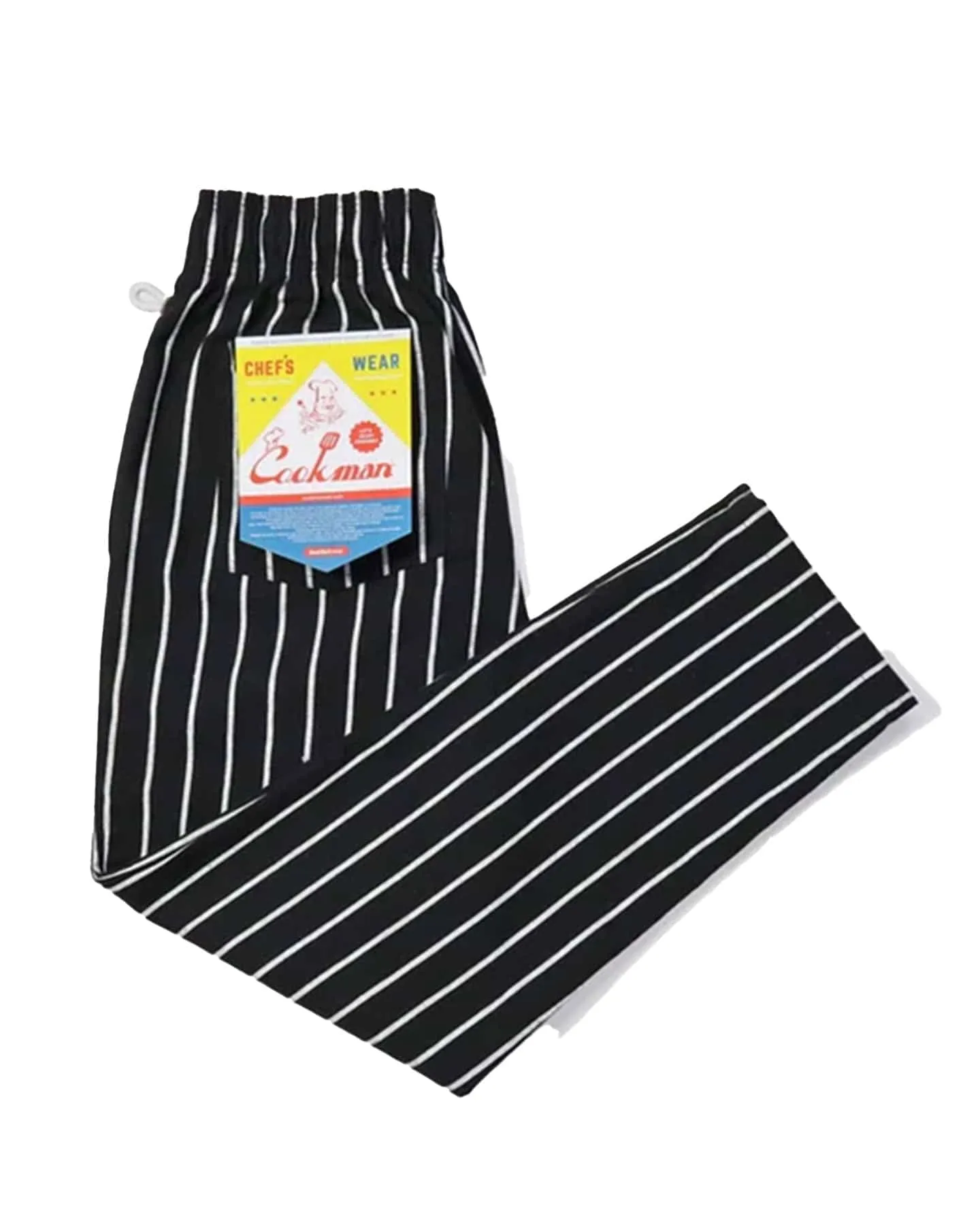 Urban Cool Cookman Chef Pants - Duck Canvas Stripe / Black