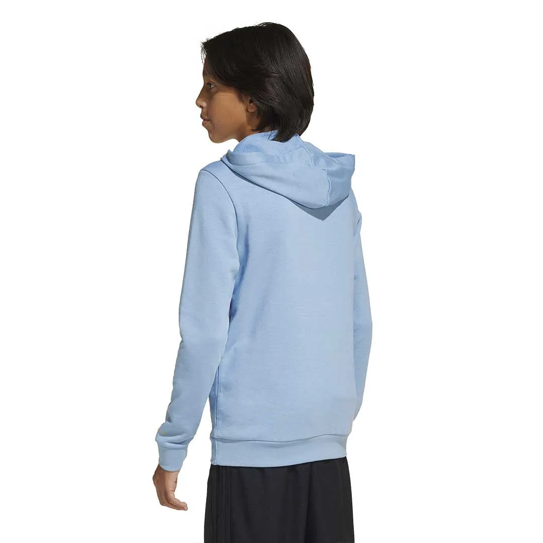 adidas - Kids' (Junior) AFA Argentina 50th Anniversary DNA Hoodie (JM2849) High Stretch Elastic Cuffs Slub Yarn Texture