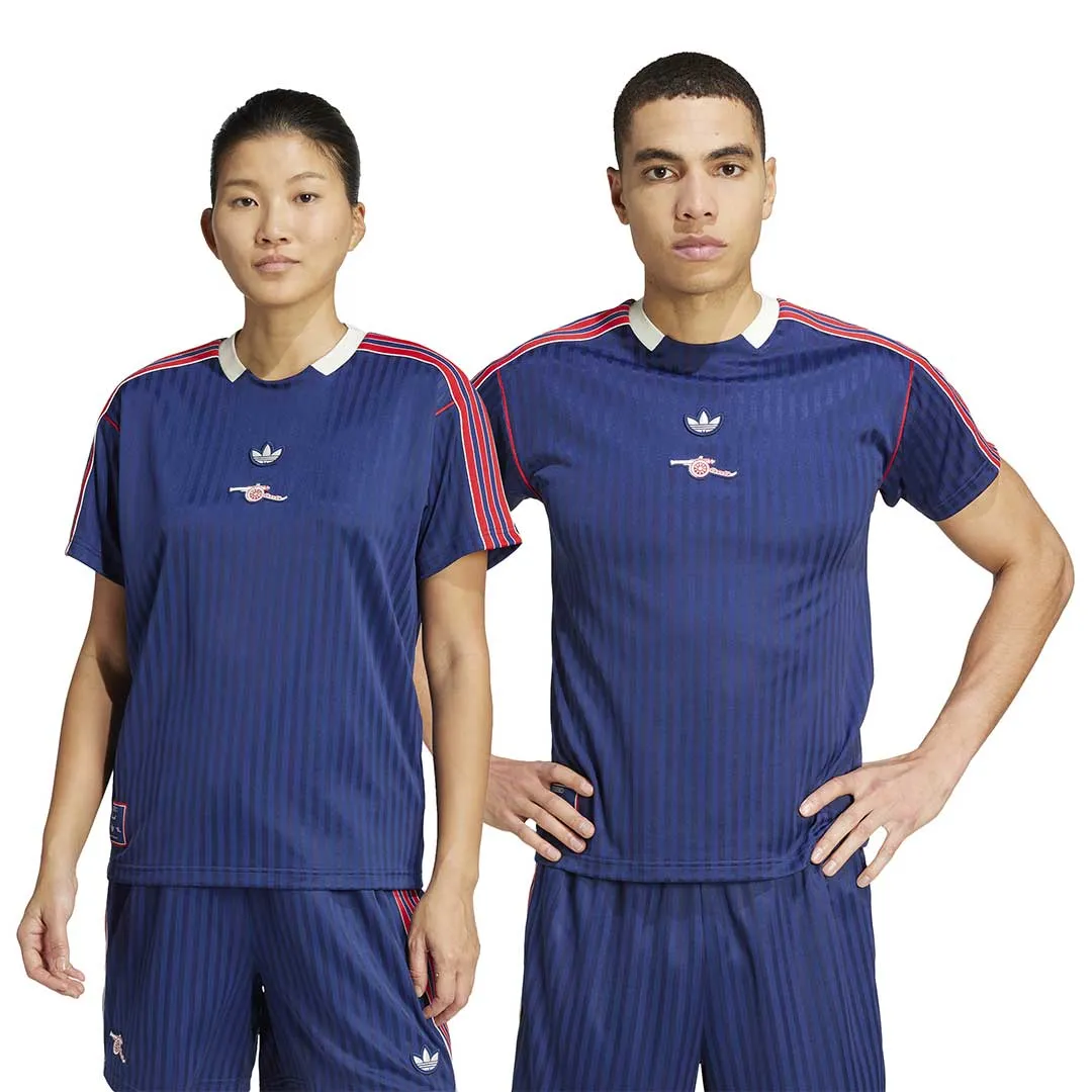 adidas - Unisex Arsenal Terrace Icons Jersey (JF0546) Anti Pilling Process Flex Ribbed Cuffs