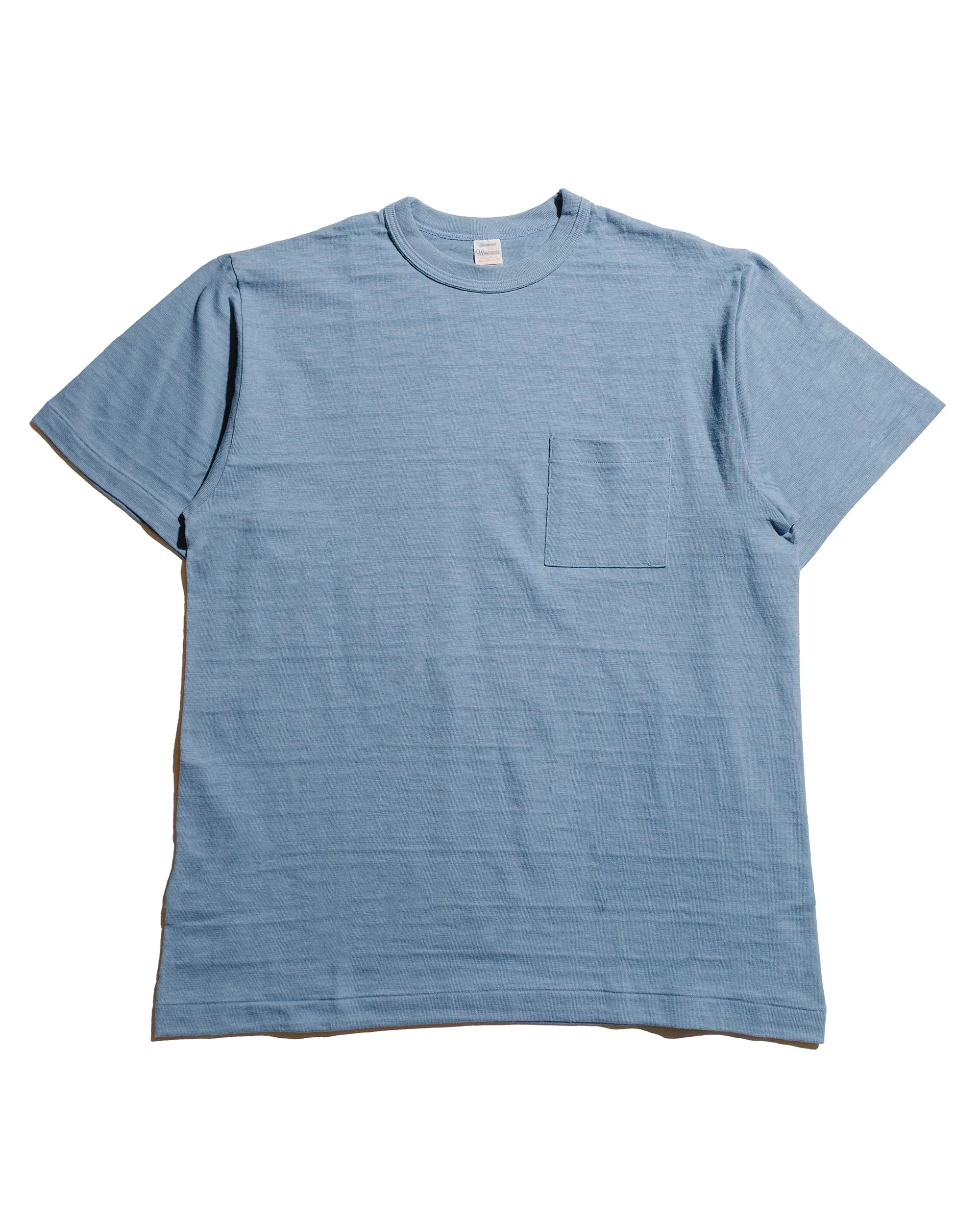 Warehouse Lot. 4601 Pocket T Pale Blue Flattering Shape