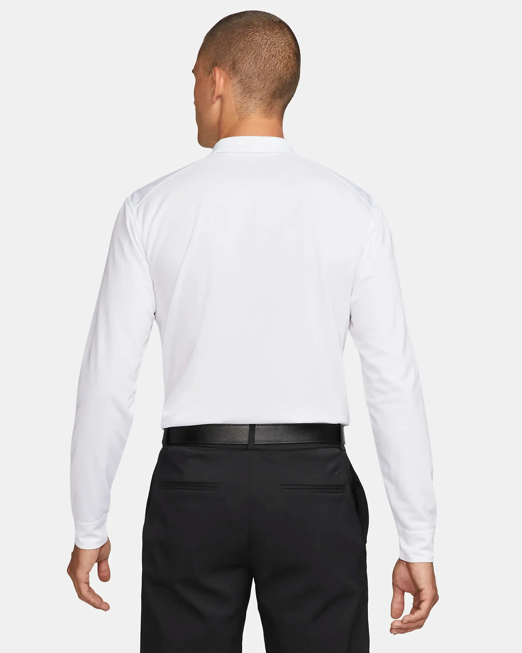 Nike Golf "Dri-FIT Victory Long-Sleeve Polo" M - White Still Soul Magic Glow