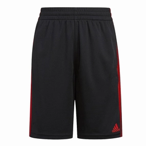 Reflective Safety Details Active Motion adidas - Kids' (Junior) Performance Shorts (GA7304 BLK)