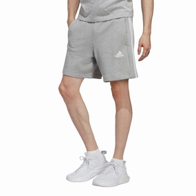 Essentials French Terry 3-Stripes Shorts Lightweight Construction